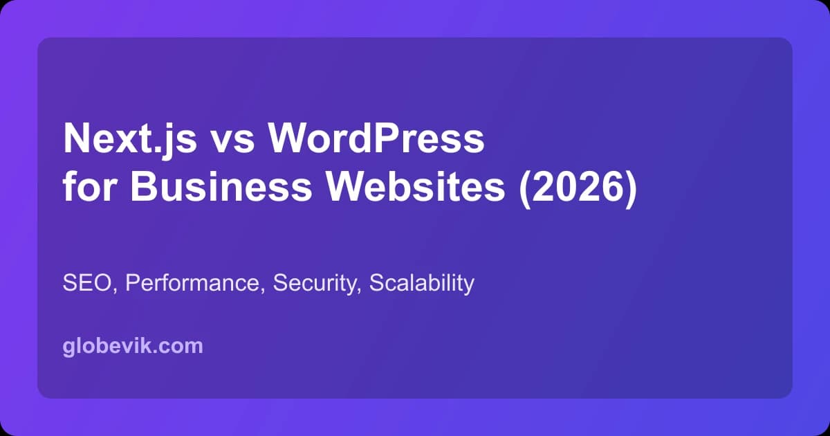 Next.js vs WordPress comparison